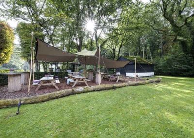 10.	Außenbereich für Meetings im Bilderberg Hotel De Bovenste Molen mit idyllischer Umgebung