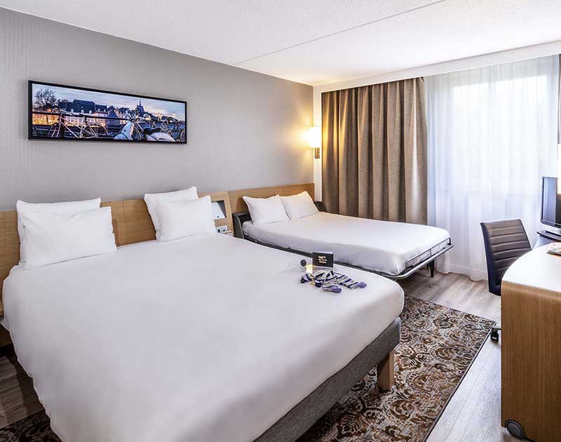 Novotel Rotterdam Schiedam – Doppelzimmer mit Extrabett