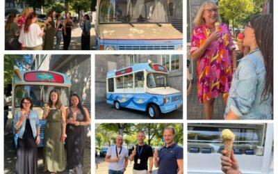 Süße Überraschung: Eiswagen für unsere Kölner Teams