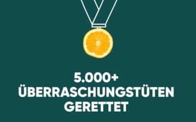 5.000 Überraschungstüten gerettet